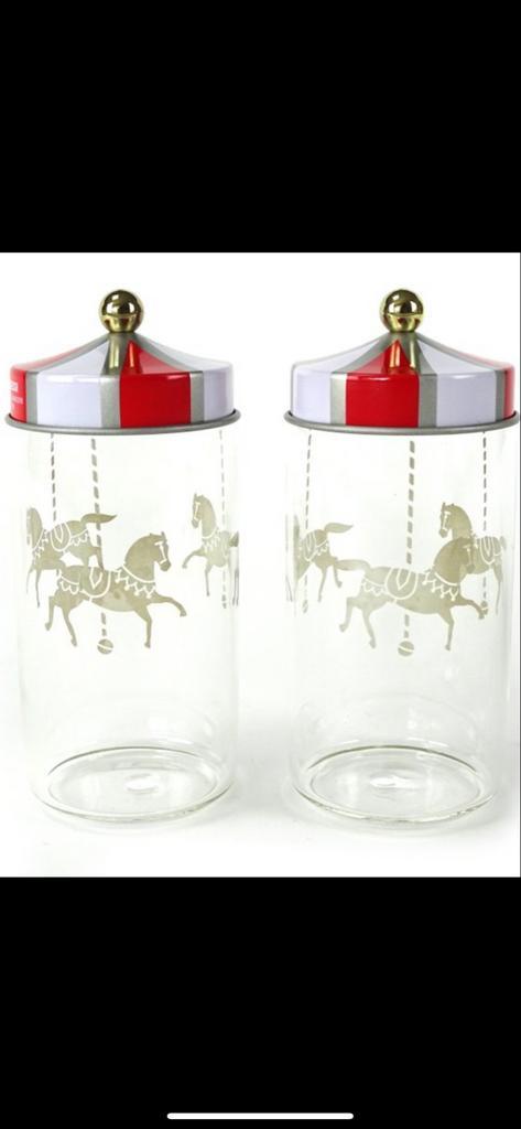 Alessi Marcel Wanders Circus Voorraadpotten groot en  klein., Huis en Inrichting, Woonaccessoires | Schalen en Manden, Nieuw, Schaal