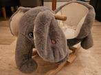 Schommel olifant grijs inclusief gordel en geluid, Ophalen, Zo goed als nieuw