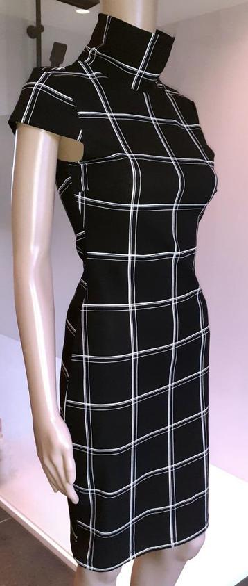 Korte jurk zwart wit geruit H&M XS beschikbaar voor biedingen