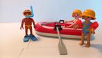 Opblaasboot met moeder en twee kinderen, Kinderen en Baby's, Speelgoed | Playmobil, Ophalen of Verzenden, Zo goed als nieuw, Complete set