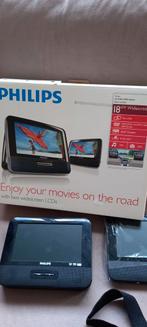 Philips Draagbare DVD-speler met twee schermen PD7022/12, Audio, Tv en Foto, Dvd-spelers, Philips, Ophalen of Verzenden, Zo goed als nieuw