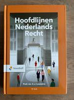 C.J. Loonstra - Hoofdlijnen Nederlands recht, Verzenden, Zo goed als nieuw, C.J. Loonstra