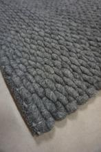 Vloerkleed Pronto Wonen Antraciet Wol Handgeweven 170x240, Huis en Inrichting, Stoffering | Tapijten en Kleden, Verzenden, 150 tot 200 cm