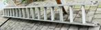 Schuifladder met afstandhouder, Doe-het-zelf en Verbouw, Ladders en Trappen, Ophalen, Gebruikt, Ladder, Opvouwbaar of Inschuifbaar