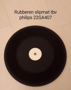 Philips 22GA407 Slipmat 26,4cm + Draaiplateau, Ophalen of Verzenden, Gebruikt, Platenspeler-onderdeel, Philips