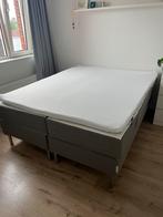 IKEA boxspring - 160*200 en een topper van Emma sleep, Huis en Inrichting, Slaapkamer | Boxsprings, Ophalen, Gebruikt, Tweepersoons