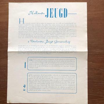 1945 Nederlandse Jeugd Gemeenschap. Jongeren verlangen beschikbaar voor biedingen
