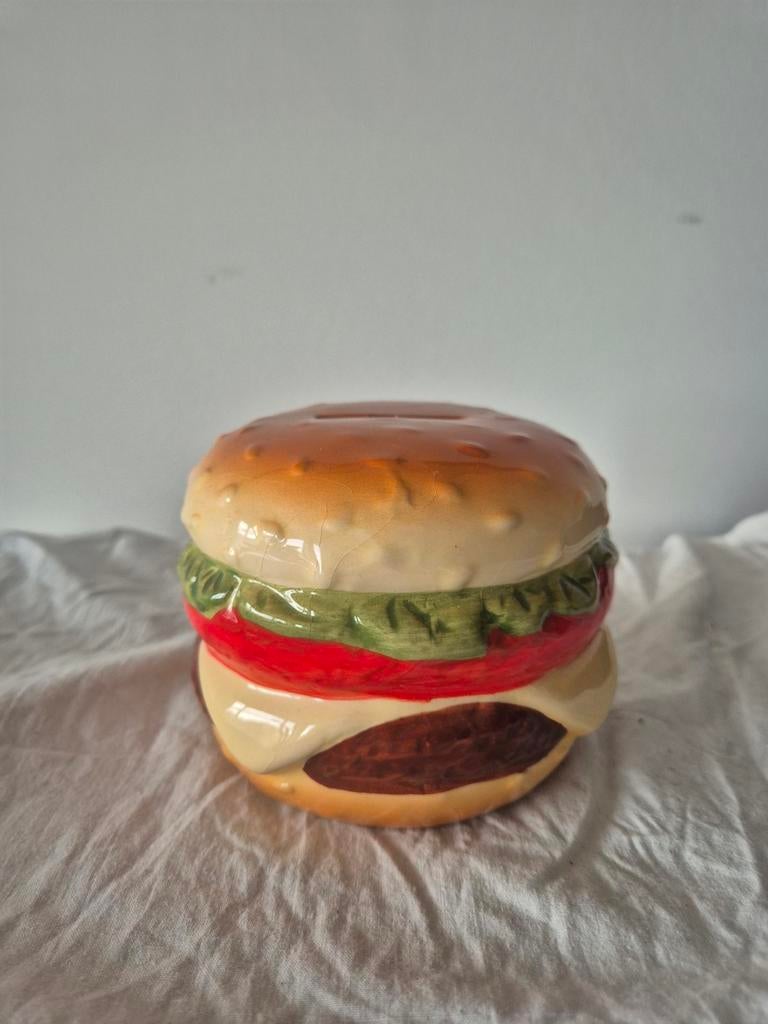 Hamburger spaarpot, Ophalen of Verzenden, Gebruikt, Steen, Aardewerk of Keramiek, Object of Gebouw