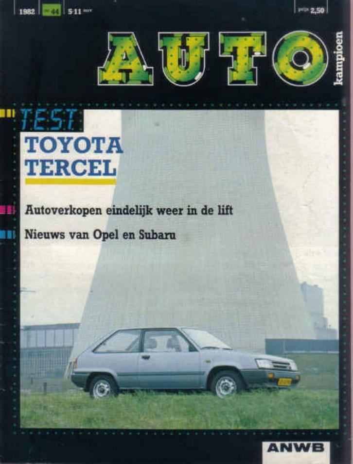 Autokampioen 44 1982 : Toyota Tercel - Opel Rekord - Subaru, Boeken, Auto's | Folders en Tijdschriften, Gelezen, Algemeen, Ophalen of Verzenden