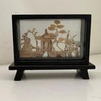 Chinese miniatuur vitrine, diorama, Ophalen of Verzenden