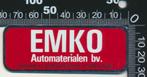 Sticker: Emko Automaterialen - Milsbeek (2), Verzenden, Zo goed als nieuw, Auto of Motor