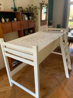 Massief houten Halfhoogslaper/Logeerbed 190x80, Kinderen en Baby's, Kinderkamer | Stapelbedden en Hoogslapers, Ophalen, Halfhoogslaper