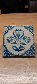 Mooie 3 tulp tegel, Antiek en Kunst, Ophalen of Verzenden