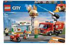60214 Lego brand bij hamburger restaurant, Kinderen en Baby's, Speelgoed | Duplo en Lego, Complete set, Ophalen of Verzenden, Lego
