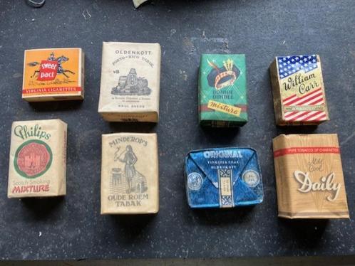 Oude sigaretten en tabak voor verzameling, Verzamelen, Rookartikelen, Aanstekers en Luciferdoosjes, Gebruikt, Overige typen, Ophalen of Verzenden