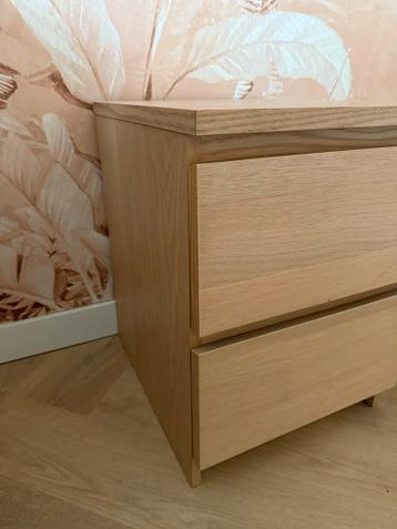 2 IKEA Malm Nachtkastjes - afbeelding 2