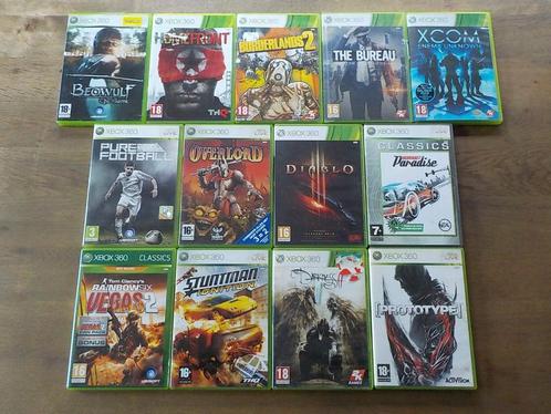 mooie verzameling van 13 Xbox 360 spellen, Spelcomputers en Games, Games | Xbox 360, Zo goed als nieuw, Avontuur en Actie, 1 speler