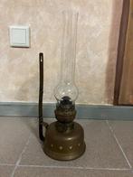 Oude ORIGINELE koperen olie brander lamp, Antiek en Kunst, Ophalen