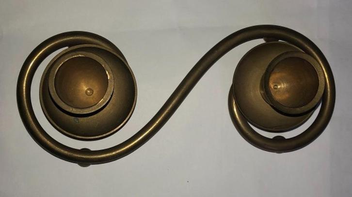 Kerst Koperen kaarsenhouder., Diversen, Kerst, Zo goed als nieuw, Ophalen of Verzenden