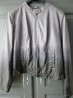 s.OLIVER lederen jasje met fading grijs/zwart, mt 46, zgan, Maat 46/48 (XL) of groter, Ophalen of Verzenden, Zo goed als nieuw