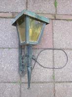 buitenlamp lantaarn ijzer jaren 50, Tuin en Terras, Buitenverlichting, Ophalen, Gebruikt, Wandlamp, Netvoeding