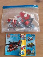 31013 Rode helikopter van Lego Creator 3-in-1, Ophalen of Verzenden, Gebruikt, Complete set, Lego