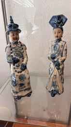 Chinese porseleinen beeldjes keizer en keizerin, Antiek en Kunst, Antiek | Porselein, Ophalen of Verzenden