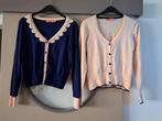 Zoë Loveborn, cardigan, retro XL, 2x zgan (=L), Blauw, Maat 42/44 (L), Ophalen of Verzenden, Zo goed als nieuw