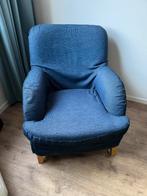 Ikea fauteuil, donkerblauw - gratis!, Ophalen, Gebruikt, 75 tot 100 cm, 50 tot 75 cm