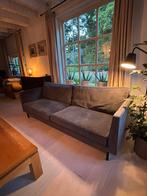 3-zitsbank - dark blue velvet - lifestyle, Ophalen, Zo goed als nieuw