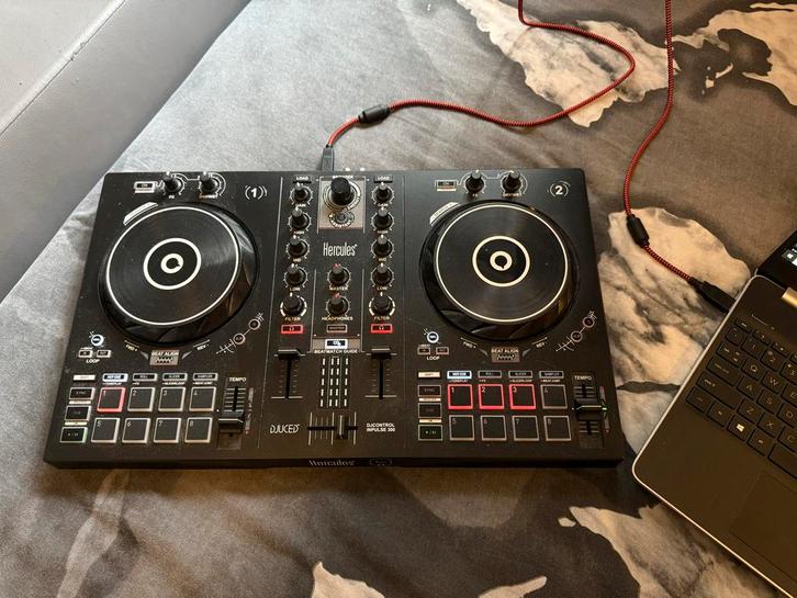 Hercules DJControl Inpulse 300 + Boxen & Koptelefoon, Muziek en Instrumenten, Dj-sets en Draaitafels, Gebruikt, Dj-set, Overige merken