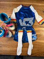 K3 verkleedsetje Roller Disco 134 met rolschaatsen 35-38, Ophalen of Verzenden, Gebruikt, 134 t/m 140, Meisje