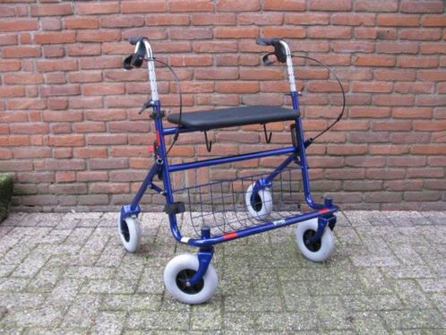 Rollator XL Premis Provo 50 cm breed met dienblad of mandje, Diversen, Rollators, Zo goed als nieuw, Opvouwbaar, Ophalen of Verzenden