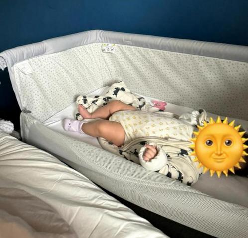 Chicco next2me cosleeper / wiegje grijs, Kinderen en Baby's, Kinderkamer | Bedden, Zo goed als nieuw, Minder dan 140 cm, Minder dan 70 cm