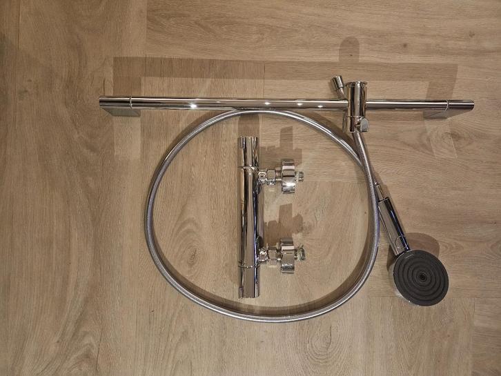 Hansgrohe Pulsify Ecosmart Doucheset, Doe-het-zelf en Verbouw, Sanitair, Zo goed als nieuw, Douche, Chroom, Ophalen of Verzenden