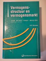 Vermogensstructuur en Vermogensmarkt - Dorsman, Boeken, Ophalen of Verzenden, Gelezen, Economie en Marketing, A.B. Dorsman