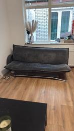 Bank / slaapbank grijs groningen, Ophalen, Gebruikt, Tweepersoons, Grijs