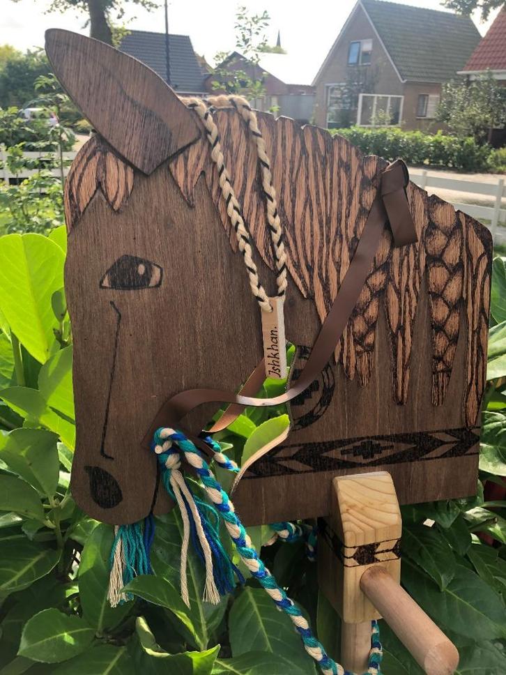 Houten stokpaardjes, Verzamelen, Speelgoed, Nieuw, Ophalen of Verzenden