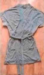 badjas katoen badstof XL grijs, Hema, Ophalen of Verzenden, Nieuw, Maat 42/44 (L)