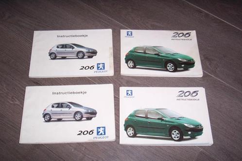 Diverse boekjes voor de PEUGEOT 206   1998/2006, Auto diversen, Handleidingen en Instructieboekjes, Ophalen of Verzenden