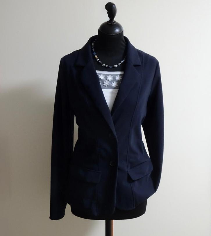 Studio Anneloes jasje maat M, Kleding | Dames, Jasjes, Kostuums en Pakken, Zo goed als nieuw, Jasje, Maat 38/40 (M), Blauw, Ophalen of Verzenden
