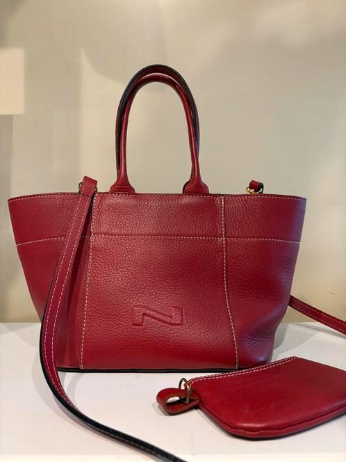 NATHAN BAUME rode tas - nieuwstaat!, Sieraden, Tassen en Uiterlijk, Tassen | Damestassen, Rood, Ophalen of Verzenden