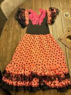 Spaanse danseres carnaval, Ophalen of Verzenden, Zo goed als nieuw, 146 t/m 152, Meisje