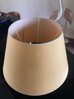 Zeer grote lampenkap zacht geel, Ophalen, Gebruikt, Rond, 25 tot 50 cm