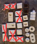 Retro Schakelmateriaal - Diverse Stijlen, Doe-het-zelf en Verbouw, Elektra en Kabels, Ophalen of Verzenden, Gebruikt, Overige typen