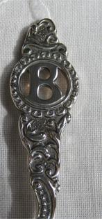 Verzilverd lepeltje - letter B (Zilverstad Schoonhoven), Antiek en Kunst, Ophalen of Verzenden