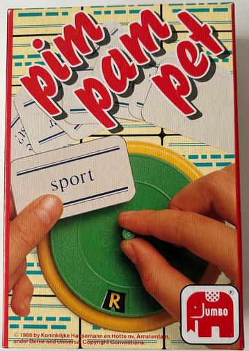 Vintage spel Pim Pam Pet Vraag- en antwoordspel Jumbo beschikbaar voor biedingen