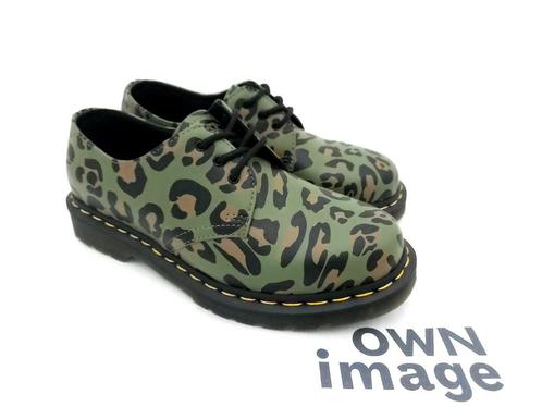 Dr. Martens 1461 Khaki Green veterschoenen ZGAN! maat 39, Kleding | Dames, Schoenen, Zo goed als nieuw, Lage of Enkellaarzen, Groen