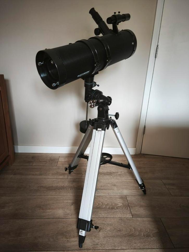 Solomark F650130EQ telescoop, Audio, Tv en Foto, Optische apparatuur | Telescopen, Zo goed als nieuw, Lenzentelescoop (refractor)