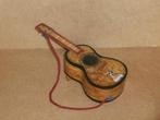 Houten speeldoos kistje gitaar Mallorca dansers Sankyo Japan, Ophalen of Verzenden